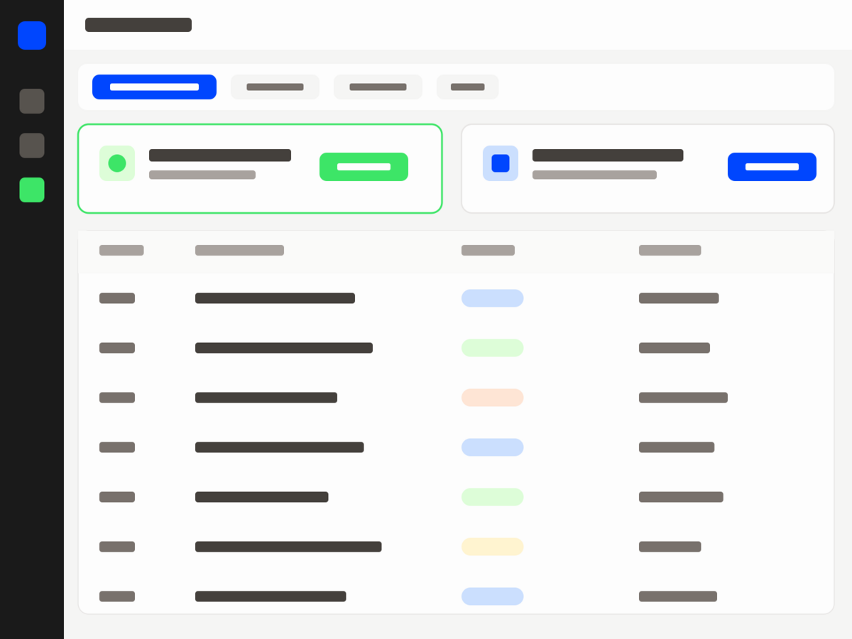 Accounts chart of accounts with Internal Accounting and QuickBooks Online options